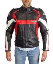 Veste Moto En Cuir Avec