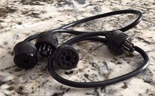 Vintage Tokai Densen 1970 Guitar Cable Cord 8 Prong Pair