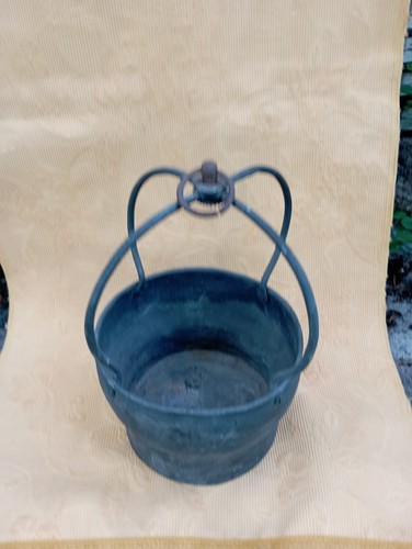 Ancien pot graisser huiler - à,