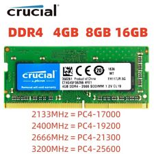 Crucial DDR4 4GB 8GB 16GB 2666 2133 3200 memory SODIMM laptop RAM notebook RAM