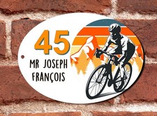 Plaque maison Cyclisme Vélo