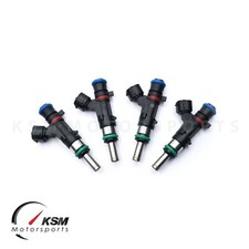 4 x 1400cc EV14 Fuel Injectors fit Denso 08-15 Mitsubishi EVO 10 X 4B11 CZ4A E85