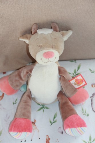 Doudou peluche nattou vache - doudou,