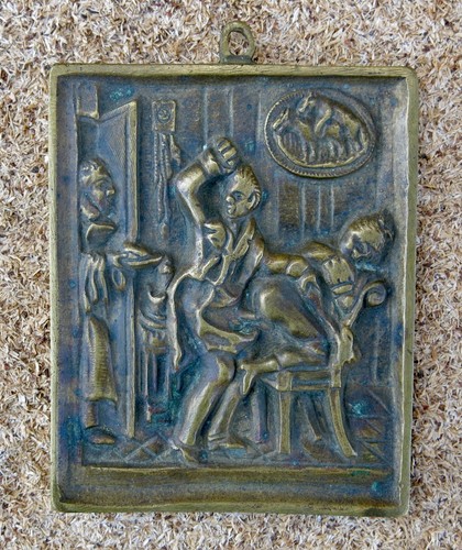 Curiosa plaque bronze - curiosa,,