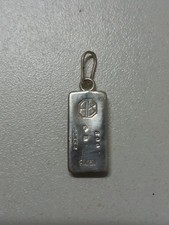 pendentif lingot bijou en argent