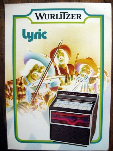 Wurlitzer juke box - lyric, " 
