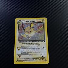 Pokemon Card RAICHU OBSCUR 83/82 HOLO Secret Team Rocket Wizard FR