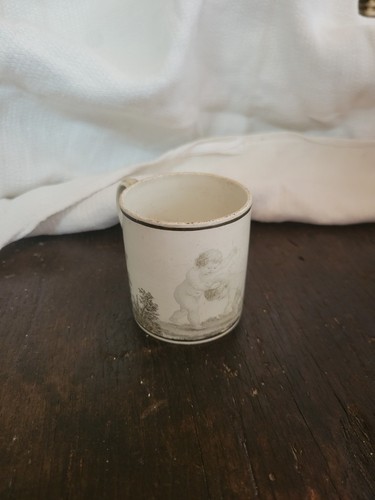 Ancienne tasse faïence fine - tasse,