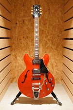 Epiphone ES-335 Bigsby B7 Red Made in Japan 2001 Semi Hollow Electric Guitar