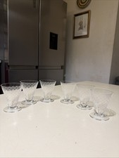 6 anciens rares verres en