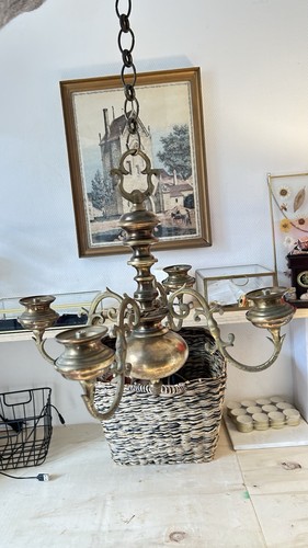 Lustre ancien branches en - lustre,