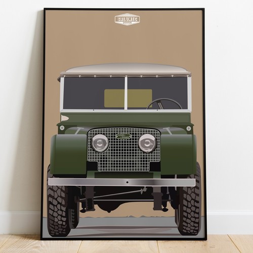 Affiche land rover - affiche,