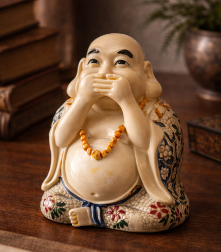 Bouddha rieur décoratif en - ,