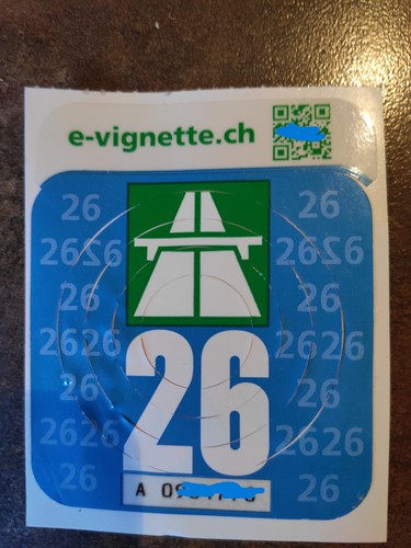 Vignette autoroute suisse 2026 - vignette,