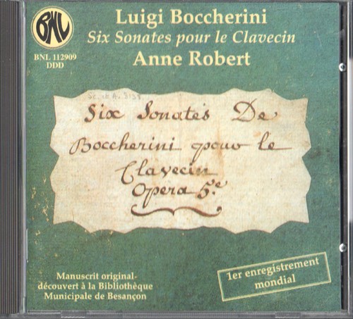 Luigi boccherini six sonates - -,