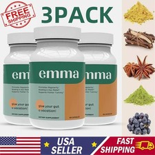 3 PACKS Emma Relief Supplement KONSCIENS KETO for Gut Bloating -180 Capsules USA