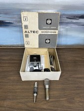 ALTEC MICROPHONE 195A RARE With Box Everything  On Picture