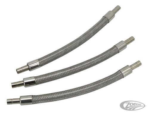 Stainless braided hose - stainless,