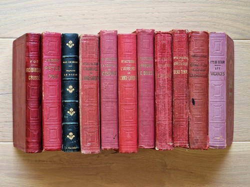 Lot bibliothèque rose - lot,