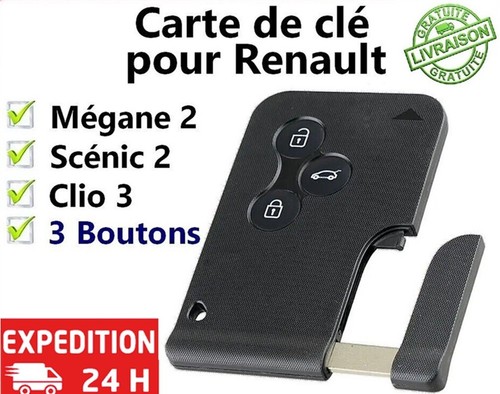 Carte cle pour renault megane - carte,
