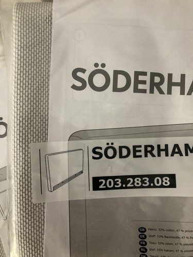 Ikea soderhamn cover - cover, for