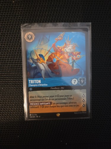 Carte lorcana triton - carte,