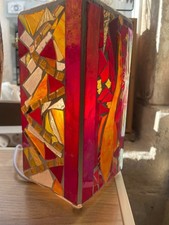 Lampe en mosaïque de verre