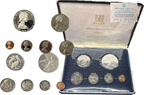 Coffret bvi proof set - coffret, franklin