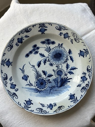 Grand plat faïence - plat, delft