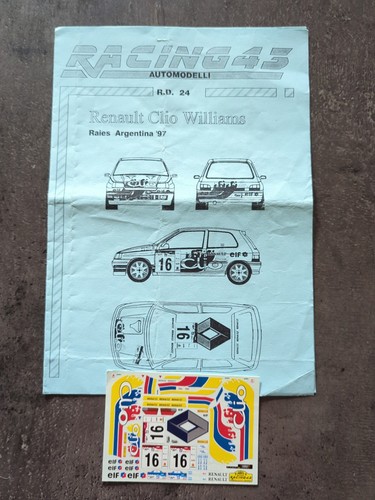 Renault clio williams - renault, decal