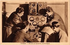 Old postcard NIMES - study of electrical equipment (299808)