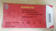 Ticket footbal Belgique