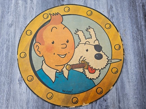 Tintin ancien plv 55 cm - tintin,