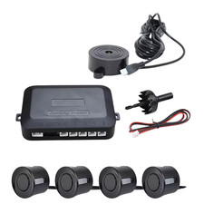 Radar de Recul Voiture – Kit 4 Capteurs + Buzzer Aide Stationnement Noir