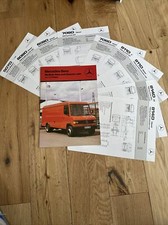 Mercedes 507D 609D 709D 811D 814D Chassis Cab Van UK Brochure 1986-88