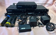 Shure Wireless Lot - LX RC4 Receivers, LX1 Lav/Gtr Trans, PG2 SC2 & T2 Mic Trans