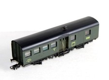 CPMR HO 102 PASSENGER MIXED CAR 2nd Cl. / SNCF LUGGAGE VAN EQUIPPED + AR FIRE