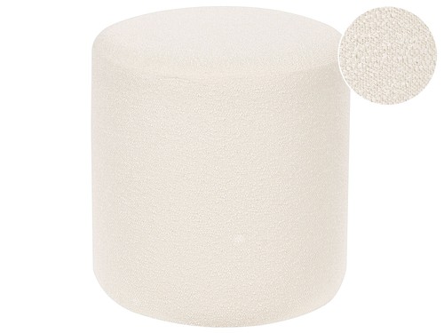 Poufs boucle blanc - en, assise