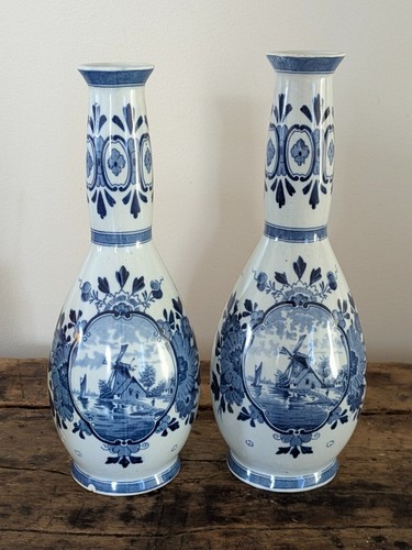 Vases faïence delft anciens - delft,