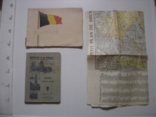 BELGIUM BRUSSELS and its suburbs Guide and Plan DE BOECK and Notebook NELS