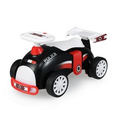 Porteur Enfant 19-36 Mois Police Rouge Voiture à Roulettes Musique & Rangement