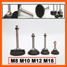 Levelling Machine Furniture Feet M8 M10 M12 M16 Height Adjustable with Lock Nut