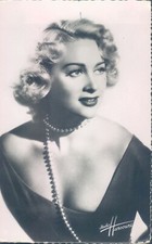 Martine CAROL portrait RPPC postcard 1960s