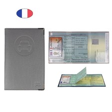 Porte papiers voiture gris