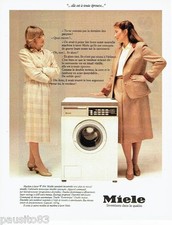 ADVERTISEMENT ADVERTISING 106 1983 Miele washing machine W454
