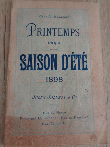 Catalogue printemps - ", au