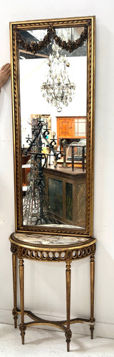 Console miroir entre deux - miroir, d'entre