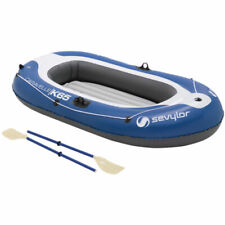 Sevylor Caravelle KK65 Canot Bateau Gonflable 2 Personnes 228 CM Bleu Neuf