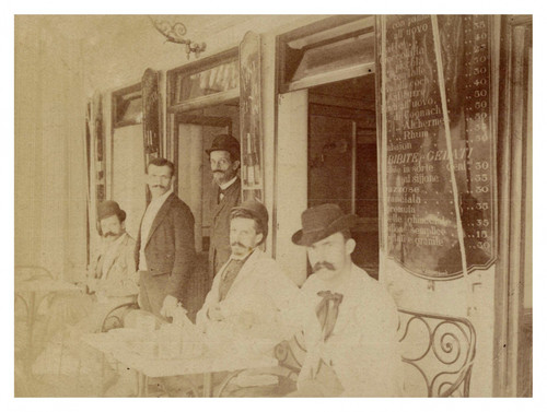 Italie hommes sur terrasse - italie,,