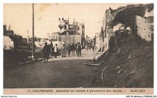 AOIP6-0333-MILITARIA - SALONIKI - RUINED NEIGHBORHOOD NEAR THE QUAYS -
